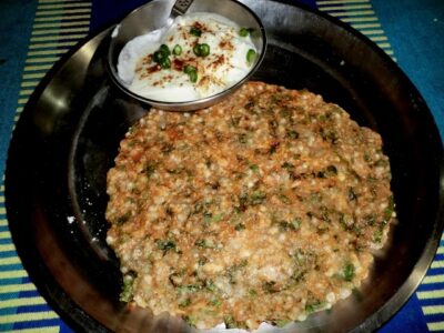 Besan Ka Cheela - Plattershare - Recipes, food stories and food enthusiasts