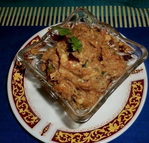 Baingan Ka Bharta With Roasted Tomato - Plattershare - Recipes, food stories and food enthusiasts