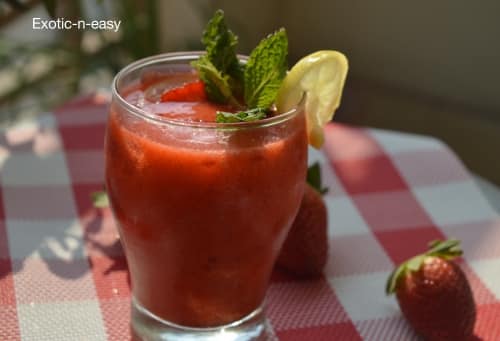 Strawberry Lemonade - Plattershare - Recipes, Food Stories And Food Enthusiasts