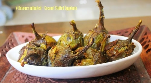 Coconut Stuffed Eggplant - Plattershare - Recipes, food stories and food lovers