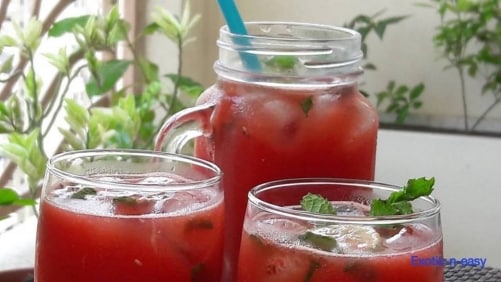 Watermelon Coconut Mocktail - Plattershare - Recipes, Food Stories And Food Enthusiasts