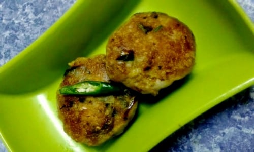 Tikki With Leftover Rice And Leftover Sweet Potato - Plattershare - Recipes, food stories and food lovers