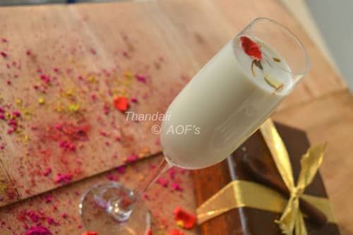 Thandaii (A Holi Special) - Plattershare - Recipes, Food Stories And Food Enthusiasts