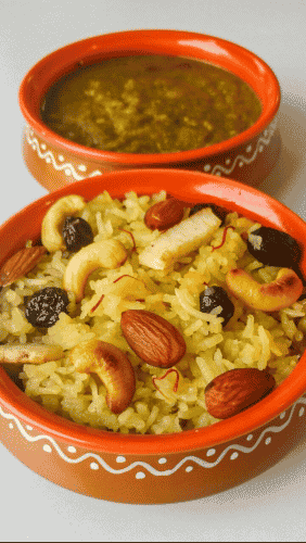 Tairi (Sindhi Sweet Rice In Gur/ Jaggery) - Plattershare - Recipes, Food Stories And Food Enthusiasts