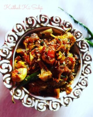 Spicy & Tangy Kathal Ki Sabji (Jackfruit Curry) - Plattershare - Recipes, food stories and food lovers Spicy & Tangy Kathal Ki Sabji (Jackfruit Curry) - Plattershare - Recipes, food stories and food lovers