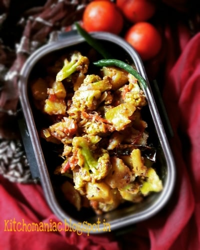 Tiffin Aloo Gobhi - Plattershare - Recipes, food stories and food enthusiasts