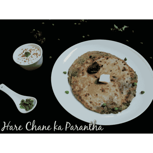 Hare Chane Ka Parantha - Plattershare - Recipes, Food Stories And Food Enthusiasts