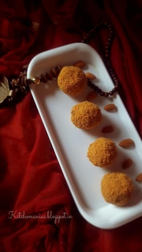Rava Ladoos Holi Sweets - Plattershare - Recipes, Food Stories And Food Enthusiasts