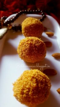 Rava Ladoos Holi Sweets - Plattershare - Recipes, food stories and food lovers