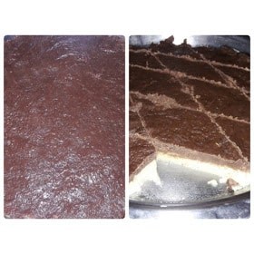 Double-Layered Chocolate Khoya Burfi for Holi - Plattershare - Recipes, food stories and food lovers Double-Layered Chocolate Khoya Burfi for Holi - Plattershare - Recipes, food stories and food lovers