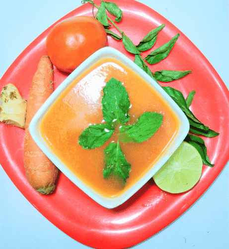 Tomato Carrot Soup - Plattershare - Recipes, Food Stories And Food Enthusiasts