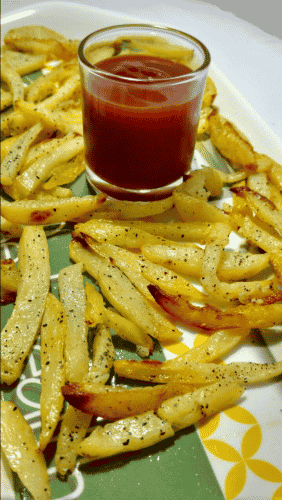 Baked French Fries - Plattershare - Recipes, Food Stories And Food Enthusiasts