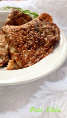 Savory Oats Chilas: A Healthy and Delicious Breakfast for Kids - Plattershare - Recipes, food stories and food lovers Savory Oats Chilas: A Healthy and Delicious Breakfast for Kids - Plattershare - Recipes, food stories and food lovers