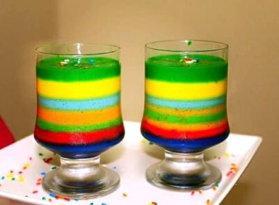 Vegan Rainbow Panna Cotta: A Magical Layered Dessert - Plattershare - Recipes, food stories and food lovers Vegan Rainbow Panna Cotta: A Magical Layered Dessert - Plattershare - Recipes, food stories and food lovers