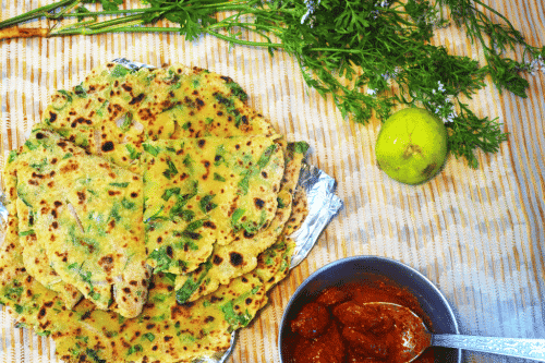 Palak Paneer Paratha - Plattershare - Recipes, food stories and food lovers
