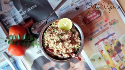 Oats Upma Kids Breakfast - Plattershare - Recipes, food stories and food lovers