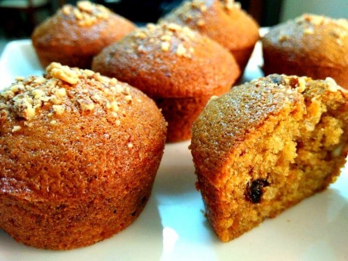 Banana Wheat Flour Spiced Caramelized Nuts Eggless Mini Cakes - Plattershare - Recipes, Food Stories And Food Enthusiasts
