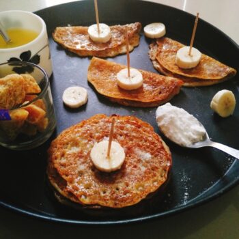 Kids Healthy Recipe - Gujarati Sweet Whole Wheat Pancakes/Meetha Pudla - Plattershare - Recipes, food stories and food lovers