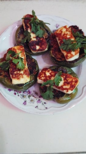 Stuffed Capsicum - Plattershare - Recipes, food stories and food lovers