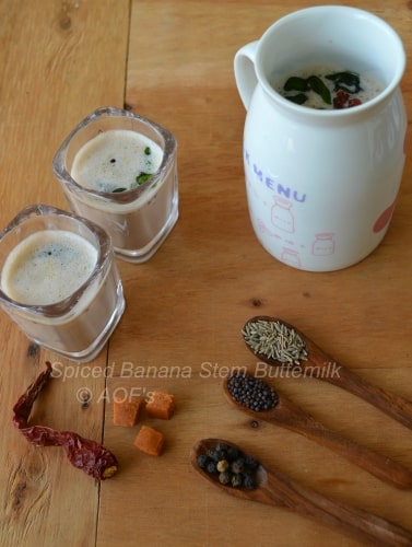 Spiced Banana Stem Buttermilk - Plattershare - Recipes, Food Stories And Food Enthusiasts