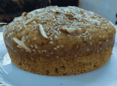 Eggless Sesame Honey Cake: A Fusion of Flavors - Plattershare - Recipes, food stories and food lovers Eggless Sesame Honey Cake: A Fusion of Flavors - Plattershare - Recipes, food stories and food lovers