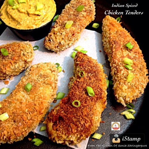 Indian Spiced Chicken Tenders - Plattershare - Recipes, Food Stories And Food Enthusiasts