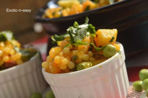 Sabudana Khichdi - Yummy Breakfast With Hot Tea - Plattershare - Recipes, food stories and food lovers