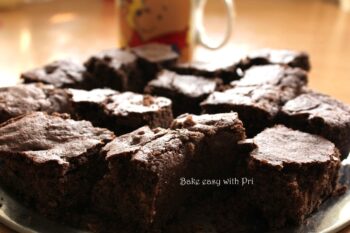 Egg Free Whole Wheat Fudge Brownies - Plattershare - Recipes, food stories and food lovers