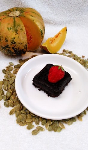 Pumpkin Seed Flour Brownie - Plattershare - Recipes, food stories and food lovers
