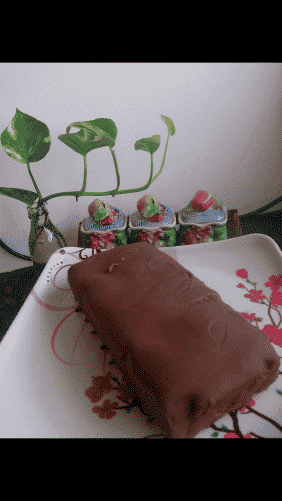 Eggless Twix Cake - Plattershare - Recipes, food stories and food lovers