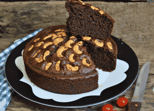 Chocolate Nut Cake - Plattershare - Recipes, Food Stories And Food Enthusiasts