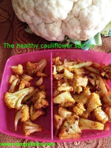 The Healthy Cauliflower Stir Fry Curry - Plattershare - Recipes, Food Stories And Food Enthusiasts