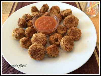Baked Breaded Mushrooms - Plattershare - Recipes, food stories and food enthusiasts