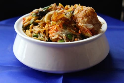 Hyderabadi Veg Dum Biryani - Plattershare - Recipes, food stories and food lovers