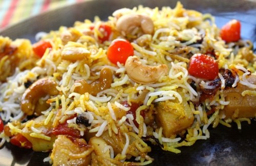 Nawabi Tarkari Biryani - Plattershare - Recipes, food stories and food lovers