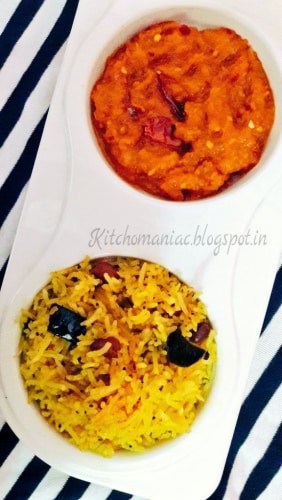 Puliodharai Biryani Rice - Plattershare - Recipes, food stories and food enthusiasts