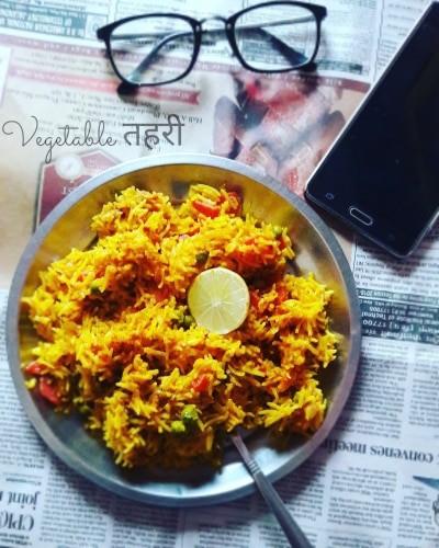 Vegetable Tehri Biryani Rice - Plattershare - Recipes, food stories and food lovers
