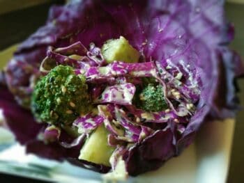 Purple Cabbage Pesto Salad - Plattershare - Recipes, food stories and food lovers