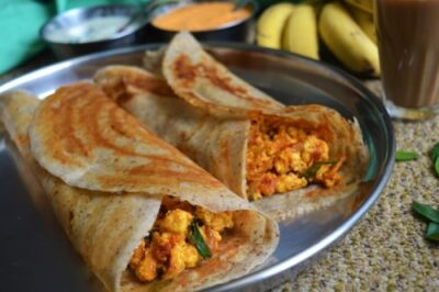 Crispy Paneer Masala Dosa: A Fusion of North & South Indian Flavors - Plattershare - Recipes, food stories and food lovers Crispy Paneer Masala Dosa: A Fusion of North & South Indian Flavors - Plattershare - Recipes, food stories and food lovers