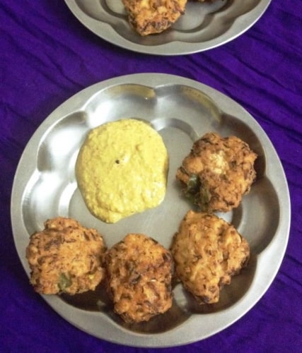 Tempting Cabbage Garilu (Vadas) - Plattershare - Recipes, food stories and food lovers