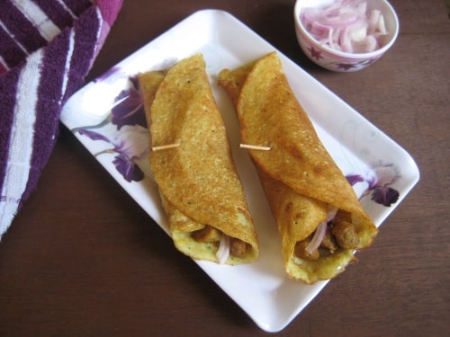 Soya Adai Roll - Plattershare - Recipes, food stories and food lovers