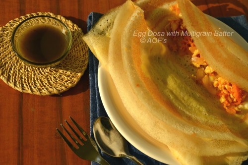 Egg Dosa With Multi Millet Batter - Plattershare - Recipes, Food Stories And Food Enthusiasts