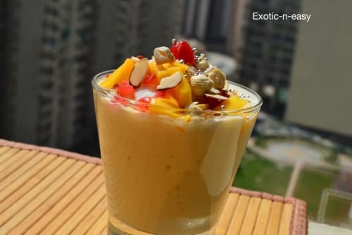 Mango Vanilla Shake - Plattershare - Recipes, food stories and food lovers