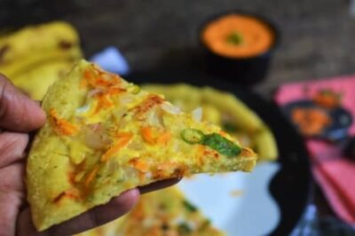 Savory Desi Egg Pizzas with Spiced Lentil Crust - Plattershare - Recipes, food stories and food lovers Savory Desi Egg Pizzas with Spiced Lentil Crust - Plattershare - Recipes, food stories and food lovers