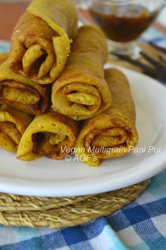 Vegan Multi-Grain Pani Pol ( My Twist To The Sri Lankan Crepes ) - Plattershare - Recipes, food stories and food lovers