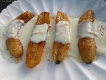 Caramelized Banana With Cr??¨Me Anglaise (Classic English Custard) - Plattershare - Recipes, food stories and food lovers