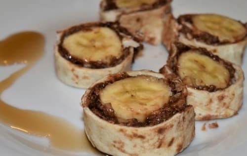 Banana Sushi Rolls - Plattershare - Recipes, Food Stories And Food Enthusiasts