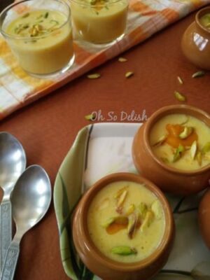 Creamy Mango Phirni: A Refreshing Indian Dessert - Plattershare - Recipes, food stories and food lovers Creamy Mango Phirni: A Refreshing Indian Dessert - Plattershare - Recipes, food stories and food lovers