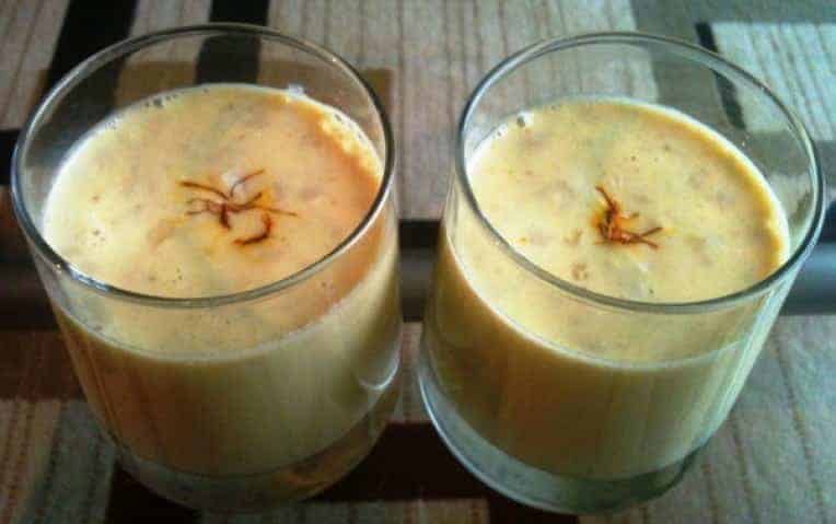Paneer And Badam Milk - Plattershare - Recipes, food stories and food lovers