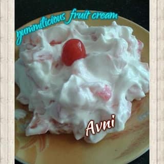 Fruit Cream - Plattershare - Recipes, Food Stories And Food Enthusiasts